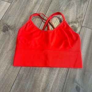NVGTN Red‎ Athletic Workout Sports Bra Women Medium